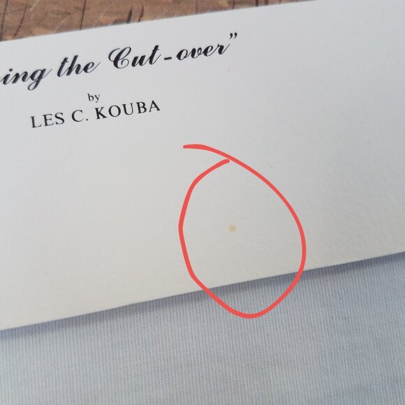 Les Kouba Leaving the Cut-Over SIGNED Print 12X16" Grouse Limited Edition Origin - Picture 10 of 16